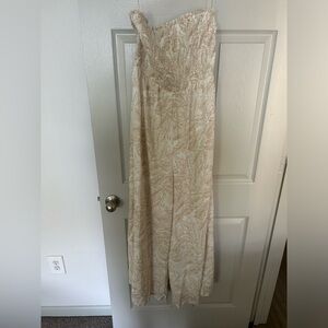 Tropical printed jumpsuit